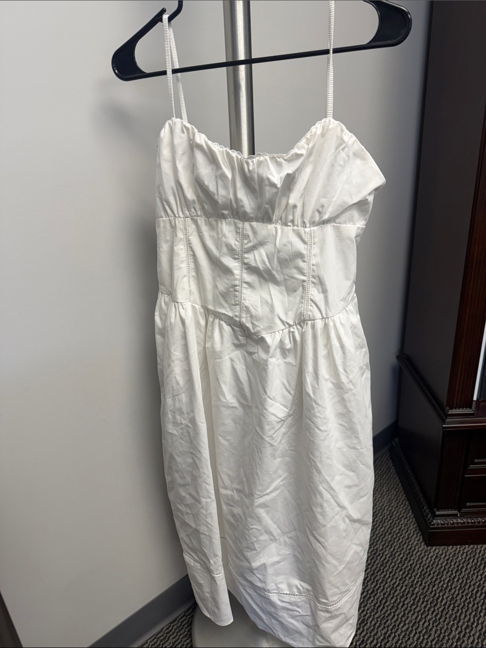 a new day White Strapless Midi Dress